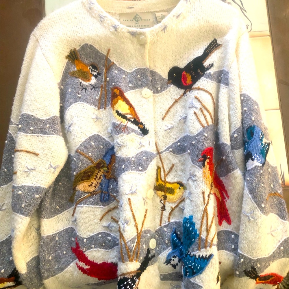 Winter Bird Cardigan By Philip & Jane Gordon Design